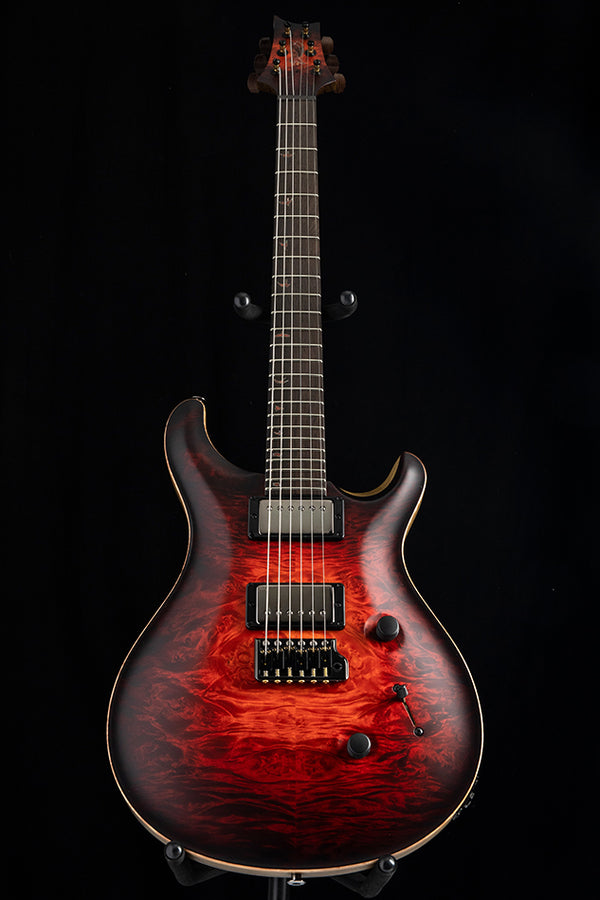 Paul Reed Smith Private Stock Custom 24 Satin Fire Red Glow Smokeburst