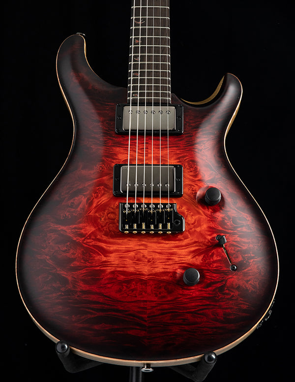 Paul Reed Smith Private Stock Custom 24 Satin Fire Red Glow Smokeburst