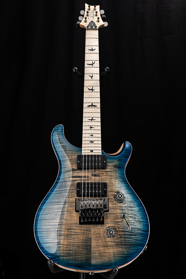 Used Paul Reed Smith Wood Library Custom 24 Floyd Charcoal Blue Burst Brian's Guitars Limited