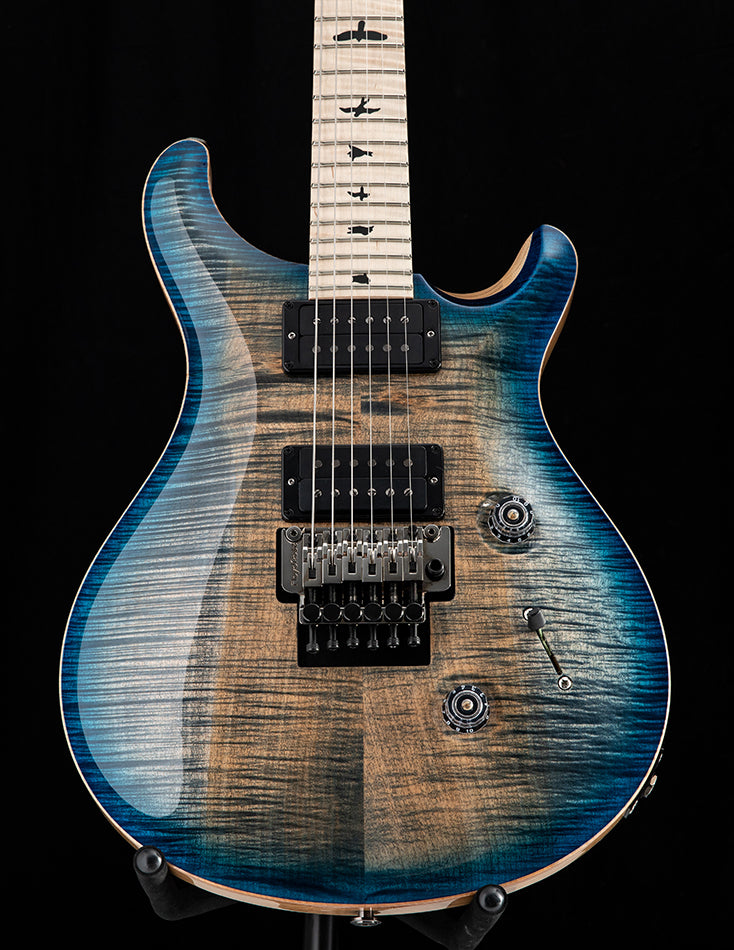 Used Paul Reed Smith Wood Library Custom 24 Floyd Charcoal Blue Burst Brian's Guitars Limited