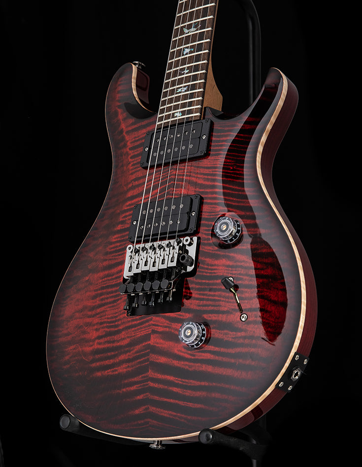 Paul Reed Smith Wood Library Custom 24 Floyd Fire Red Burst Brian's Guitars Limited