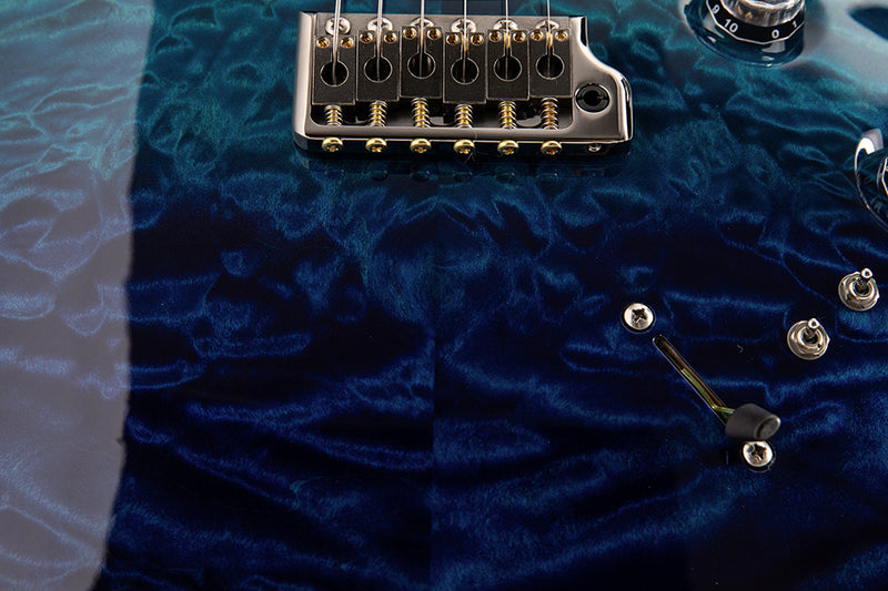 Paul Reed Smith Wood Library Modern Eagle V Blue Fade Brian's Guitars Limited