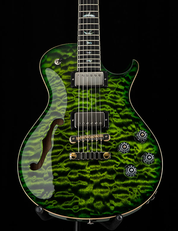 Paul Reed Smith Wood Library McCarty Singlecut 594 Semi-Hollow Brian's Limited Jade Green Burst