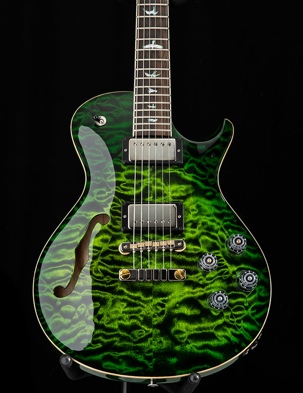 Paul Reed Smith Wood Library McCarty Singlecut 594 Semi-Hollow Brian's Limited Jade Green Burst