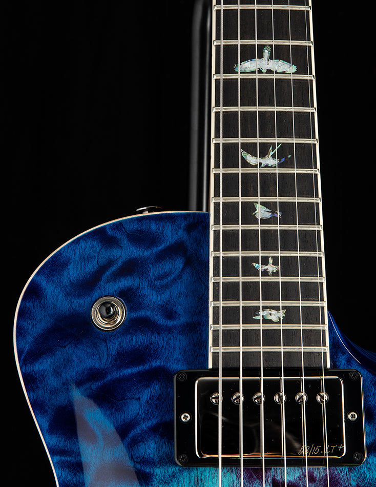 Paul Reed Smith Wood Library McCarty Singlecut 594 Semi-Hollow Brian's Limited Violet Blue Burst