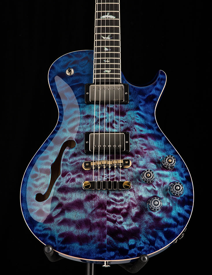 Paul Reed Smith Wood Library McCarty Singlecut 594 Semi-Hollow Brian's Limited Violet Blue Burst