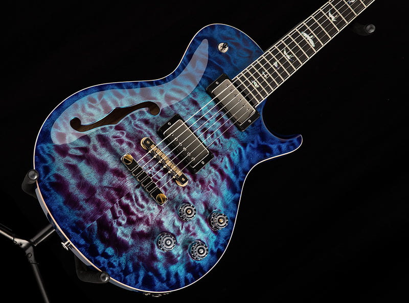 Paul Reed Smith Wood Library McCarty Singlecut 594 Semi-Hollow Brian's Limited Violet Blue Burst