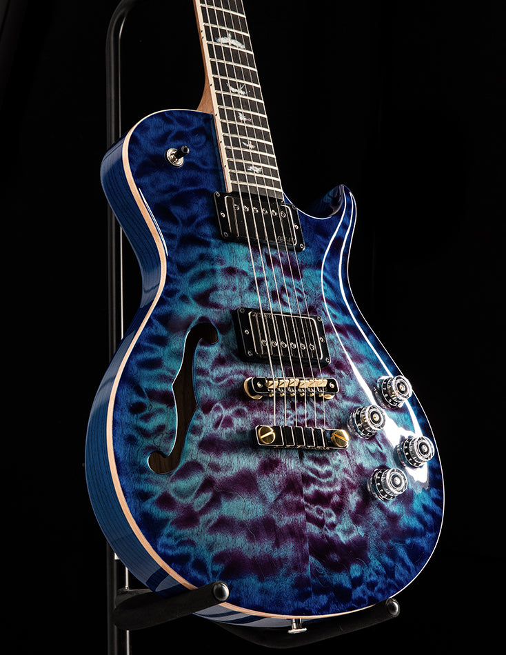 Paul Reed Smith Wood Library McCarty Singlecut 594 Semi-Hollow Brian's Limited Violet Blue Burst