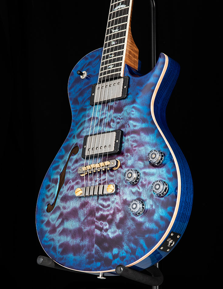 Paul Reed Smith Wood Library McCarty Singlecut 594 Semi-Hollow Brian's Limited Violet Blue Burst
