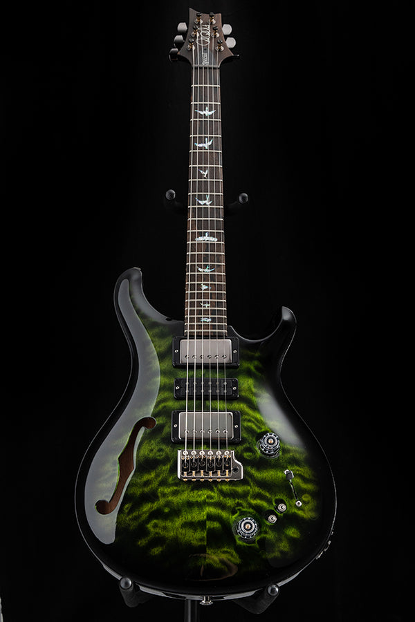 Paul Reed Smith Wood Library Special Semi-Hollow Jade Green Smokeburst Brian's Guitars Limited