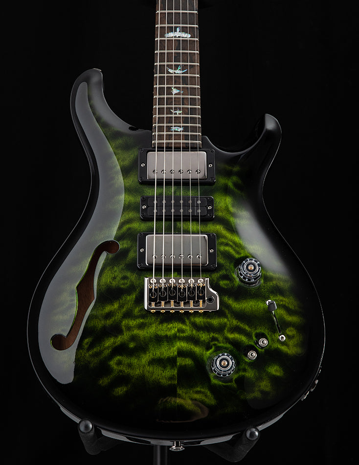 Paul Reed Smith Wood Library Special Semi-Hollow Jade Green Smokeburst Brian's Guitars Limited