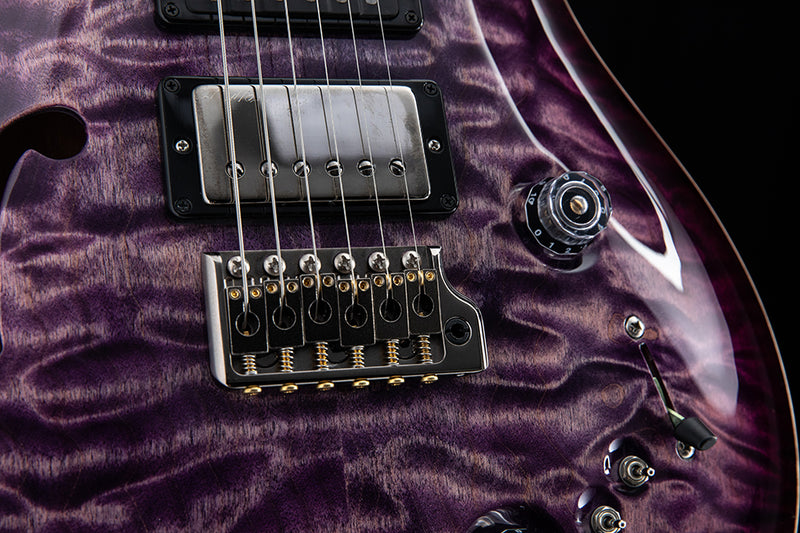 Paul Reed Smith Wood Library Special Semi-Hollow Faded Purple Burst Brian's Guitars Limited