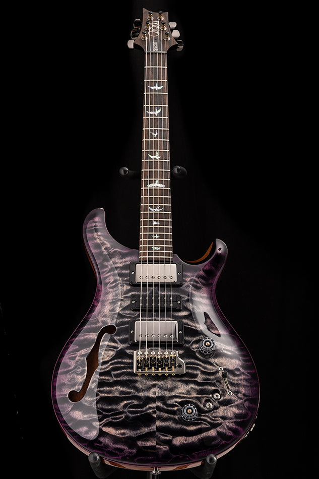 Paul Reed Smith Wood Library Special Semi-Hollow Charcoal Purple Burst Brian's Guitars Limited