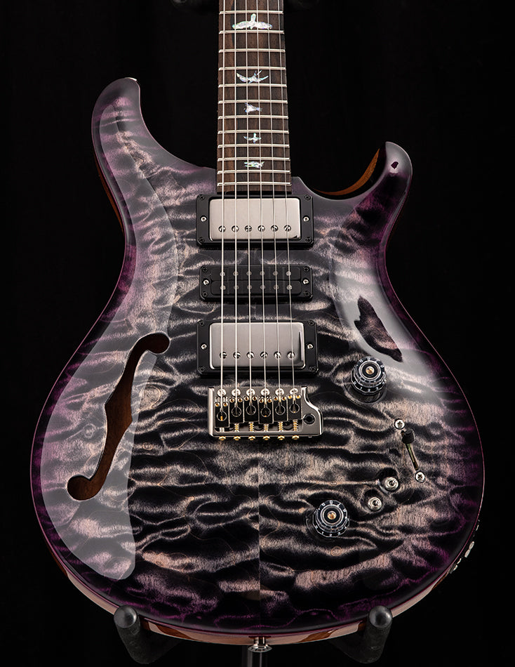 Paul Reed Smith Wood Library Special Semi-Hollow Charcoal Purple Burst Brian's Guitars Limited