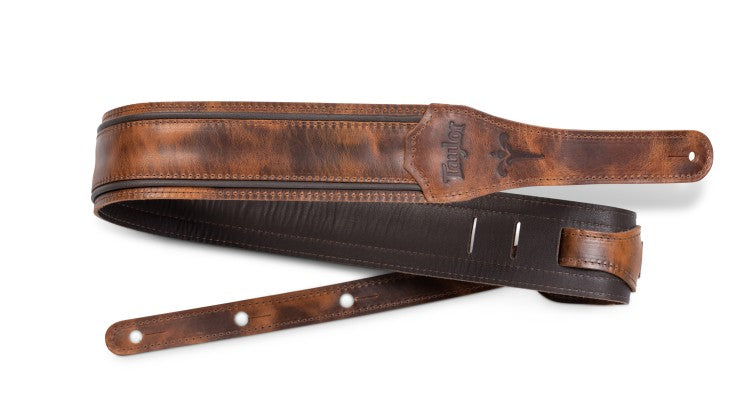 Taylor Fountain Strap Leather, 2.5" Weathered Brown