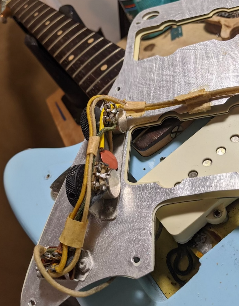 1961 Fender Jazzmaster Refinish Daphne Blue