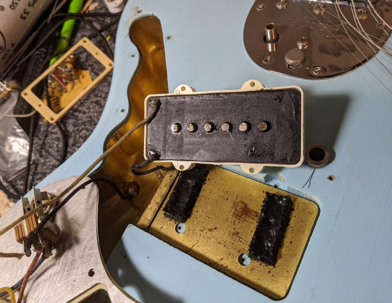 1961 Fender Jazzmaster Refinish Daphne Blue