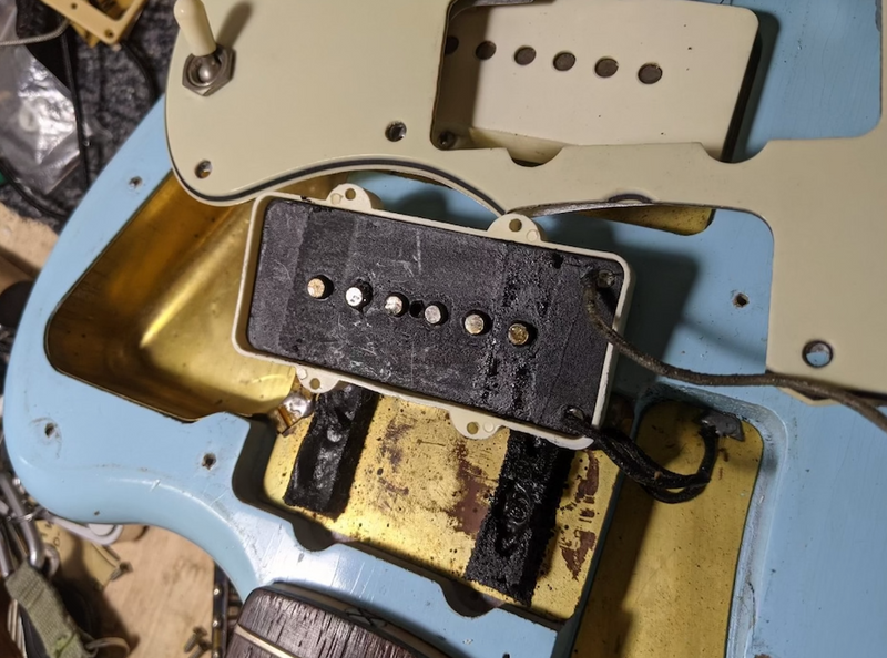 1961 Fender Jazzmaster Refinish Daphne Blue