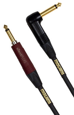 Mogami Gold Silent Right Angle Guitar Cable (18ft)-Accessories-Brian's Guitars