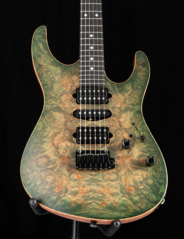Suhr Custom Modern Faded Trans Green Burst