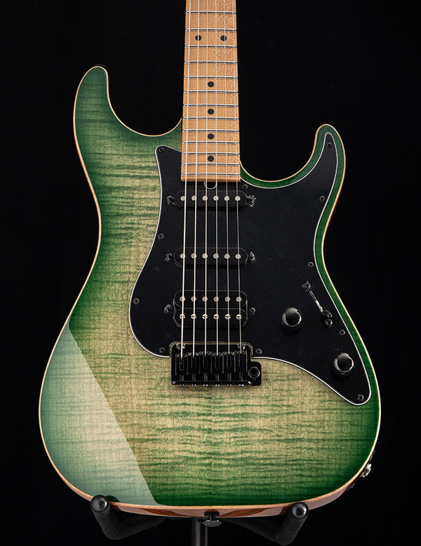 Suhr Standard Custom Faded Trans Green Burst