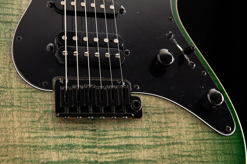 Suhr Standard Custom Faded Trans Green Burst