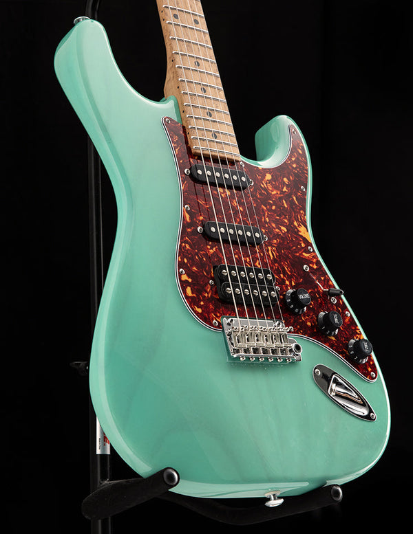 Used Suhr Limited Edition Classic S Paulownia Trans Seafoam Green