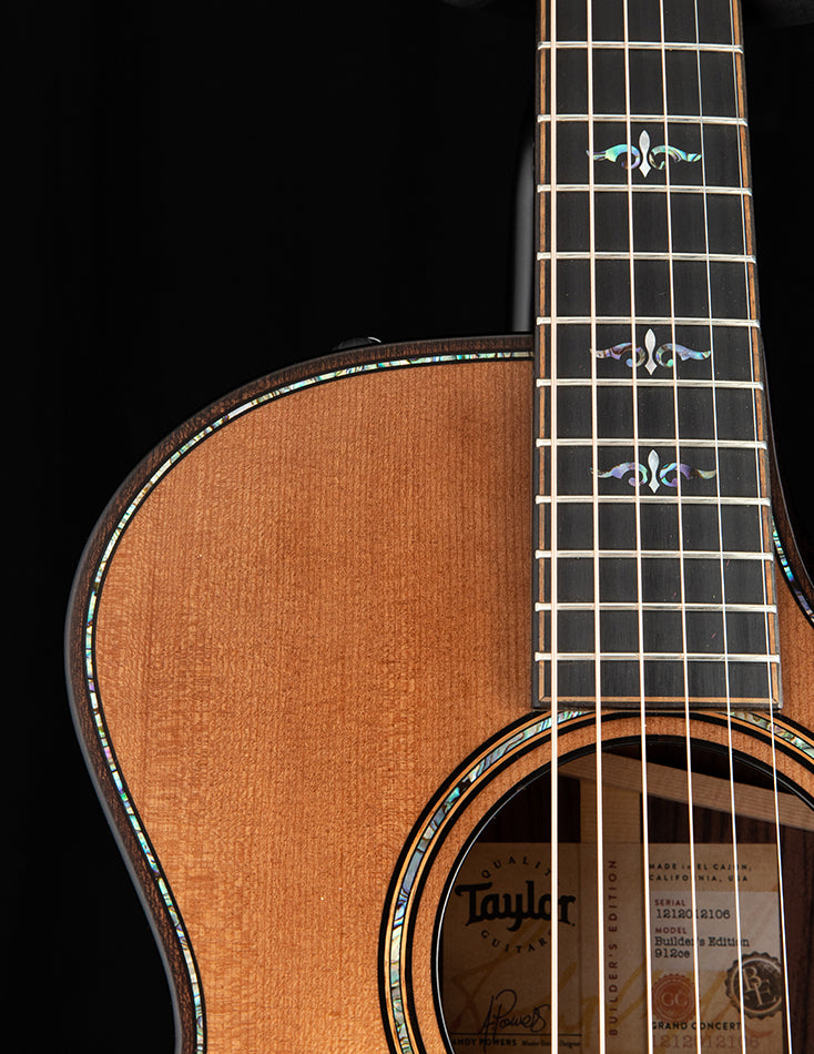 Taylor 912ce Builders Edition Wild Honey Burst