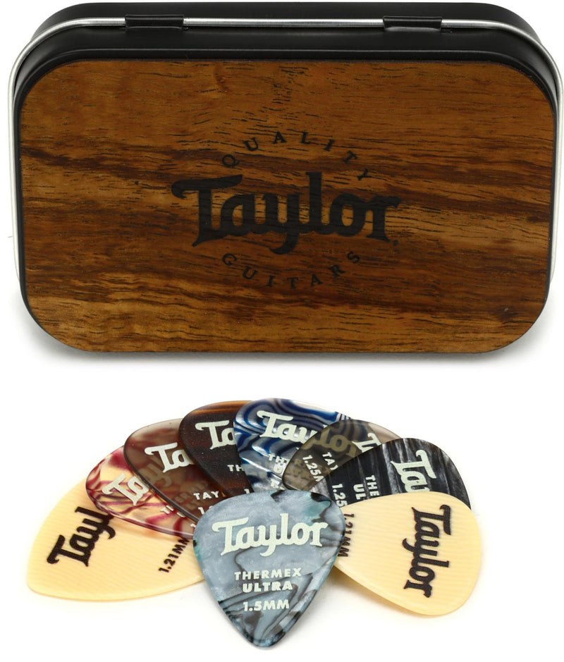 Taylor Pick Tin Koa Top Collectable Darktone Series