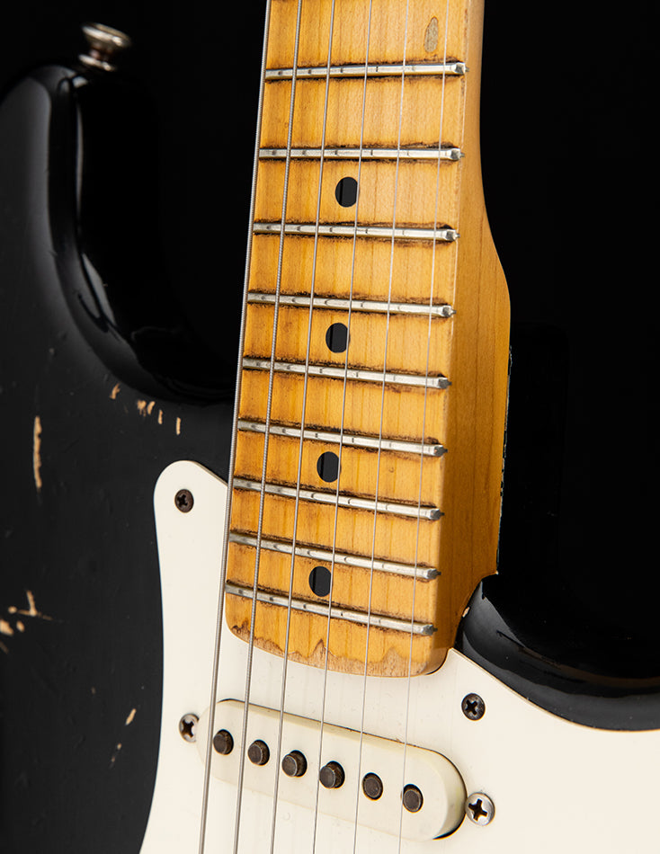 Used Fender Custom Shop 1957 Reissue Stratocaster Black Relic