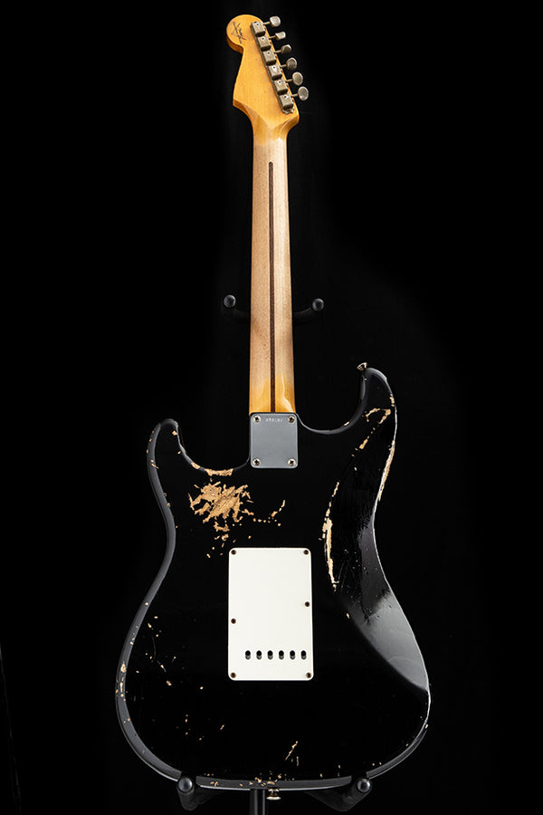 ギター 1957 Stratocaster Relic Aged Black Fender Custom Shop Limited 1957 Stratocaster Relic Guitar