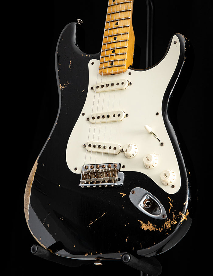 Used Fender Custom Shop 1957 Reissue Stratocaster Black Relic Used Fender Custom Shop 1957 Reissue Stratocaster Black Relic