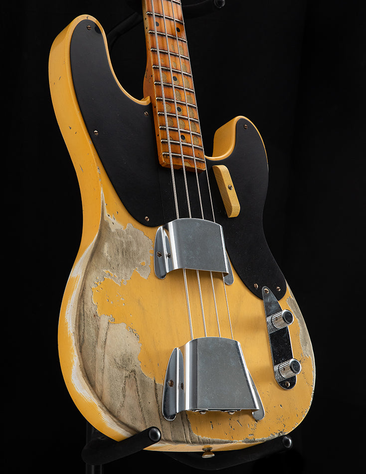 Used Fender Custom Shop 1951 Precision Bass Super Heavy Relic Antique Blonde