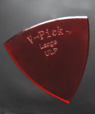 V-Picks Large Pointed Ultra Lite Ruby Red-Accessories-Brian's Guitars
