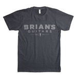 Vintage Navy T-shirt with White Ink-Apparel-Brian's Guitars