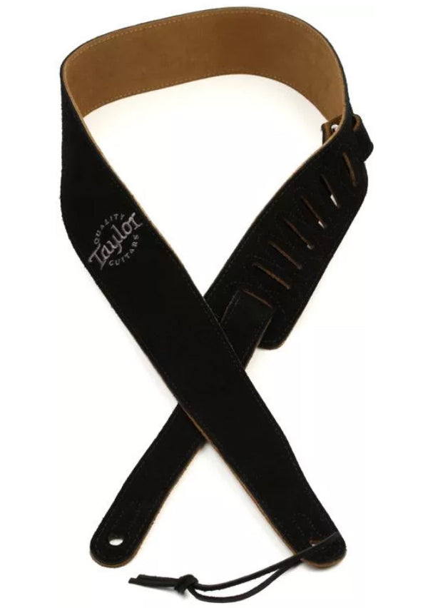 Taylor Embroidered Suede 2.5" Guitar Strap