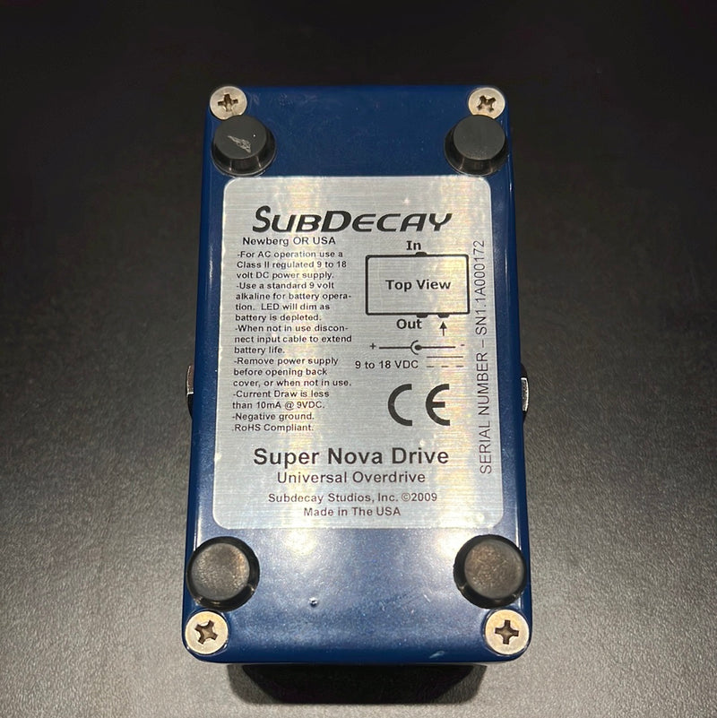 subdecay pedals Used SubDecay Super-Nova Drive