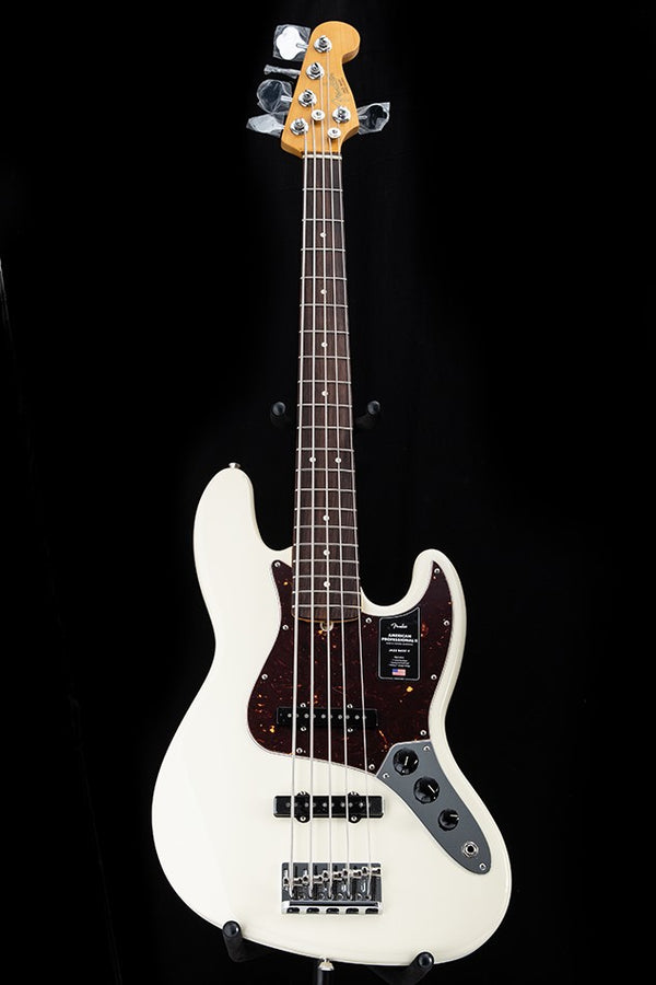 Fender American Professional II Jazz Bass V Olympic White