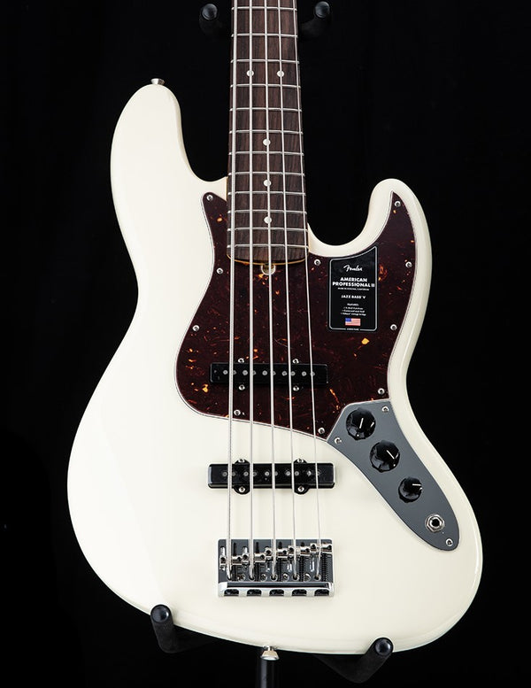 Fender American Professional II Jazz Bass V Olympic White