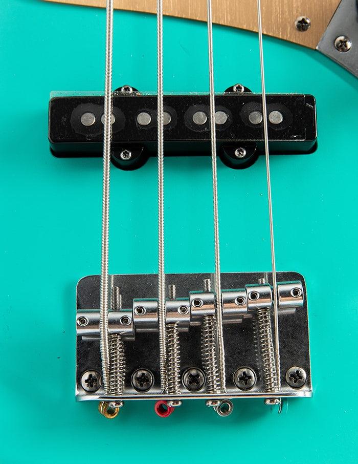 Squier 40th Anniversary Jazz Bass Satin Seafoam Green, Vintage Edition