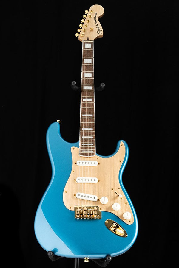 Squier 40th Anniversary, Gold Edition Stratocaster Lake Placid Blue
