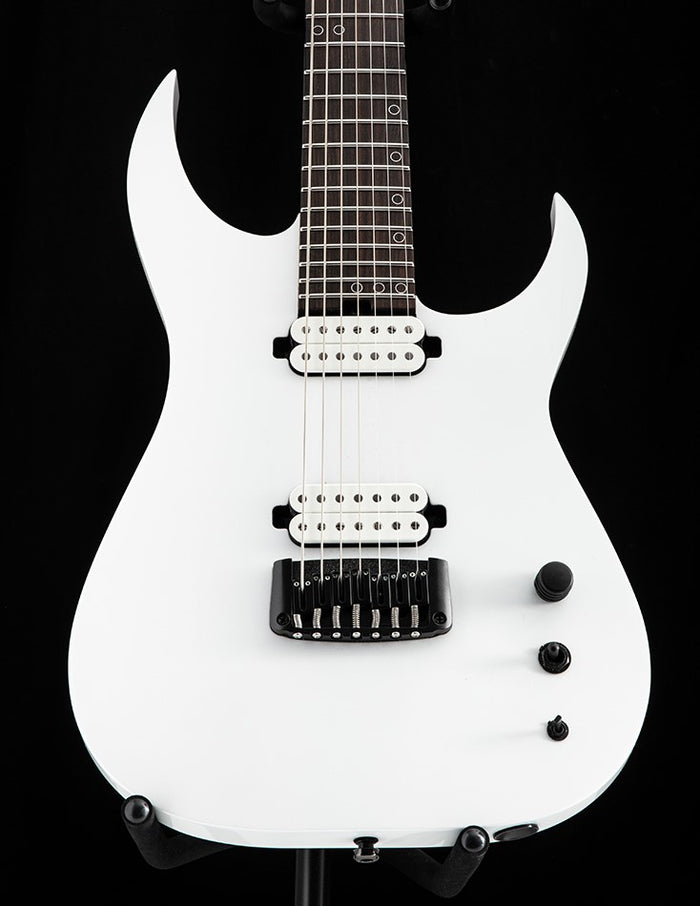 Used Schecter USA Keith Merrow KM-7 Snowblind White Satin Pearl